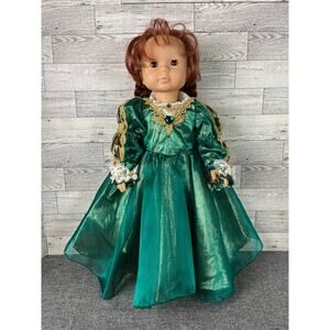 GOTZ PUPPE KATHY Limited Signed Edition Red Hair Green Period Gown 19” Doll